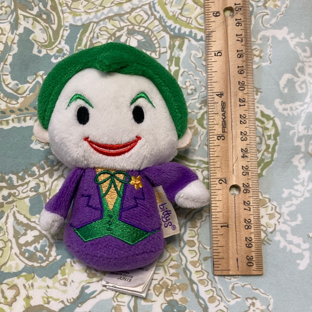 Joker Plush Toy - Green and Purple hallmark itty bitty